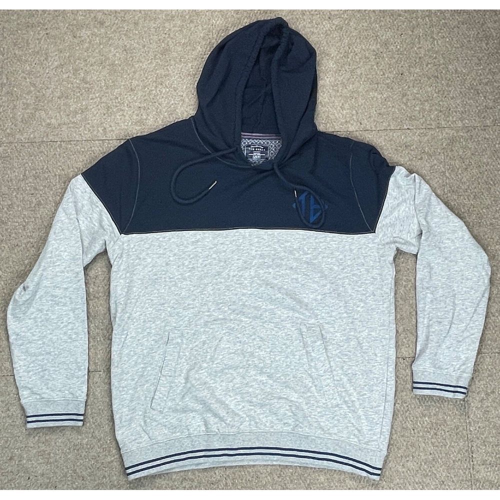 Ted Baker London Dressed To Kill Men's Long Sleeve Hoodie Size Large‎